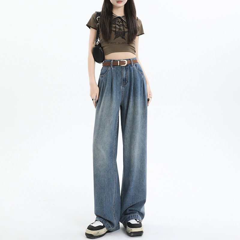 Vintage Classic European-American Design Daily Commute Jeans  Size_L - Image 2