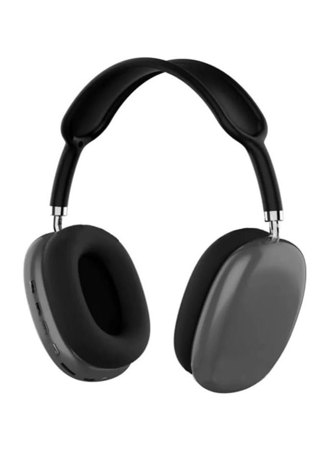 P9 Bluetooth Wireless Headset Over-Ear Headphone With Mic Black