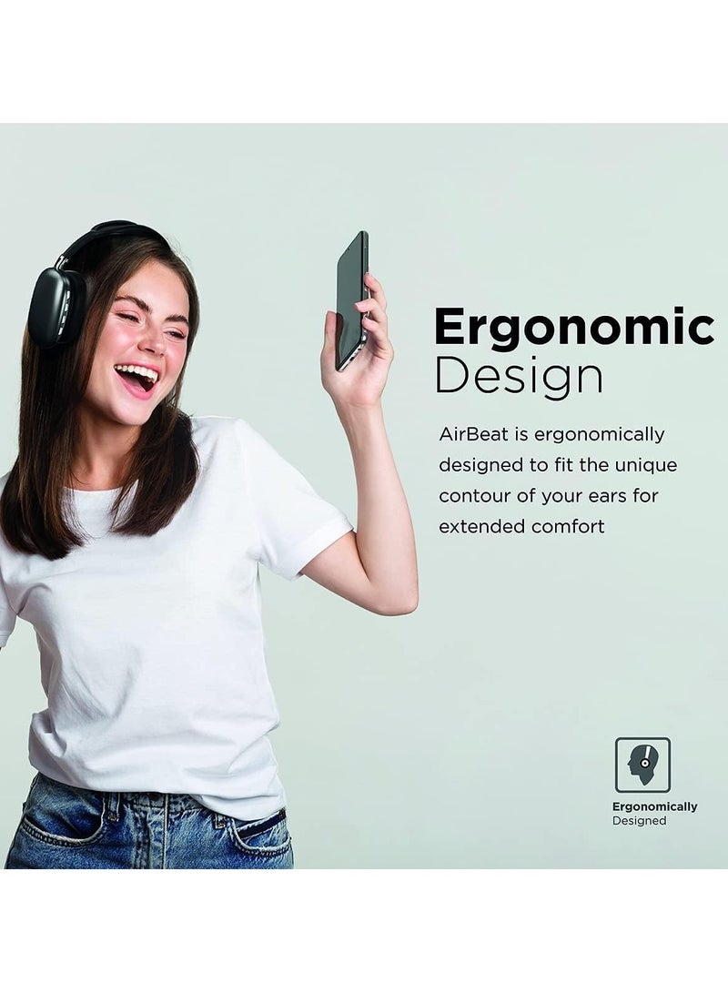 P9 Bluetooth Wireless Headset Over-Ear Headphone With Mic Black