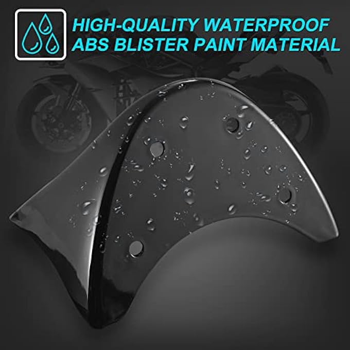 KATUR Motorcycle Glossy Black Chin Fairing Lower Front Spoiler Air Compatible with Harley Davidson Sportster 2004-2014 XL883 XL1200 2004-2015 - Image 3