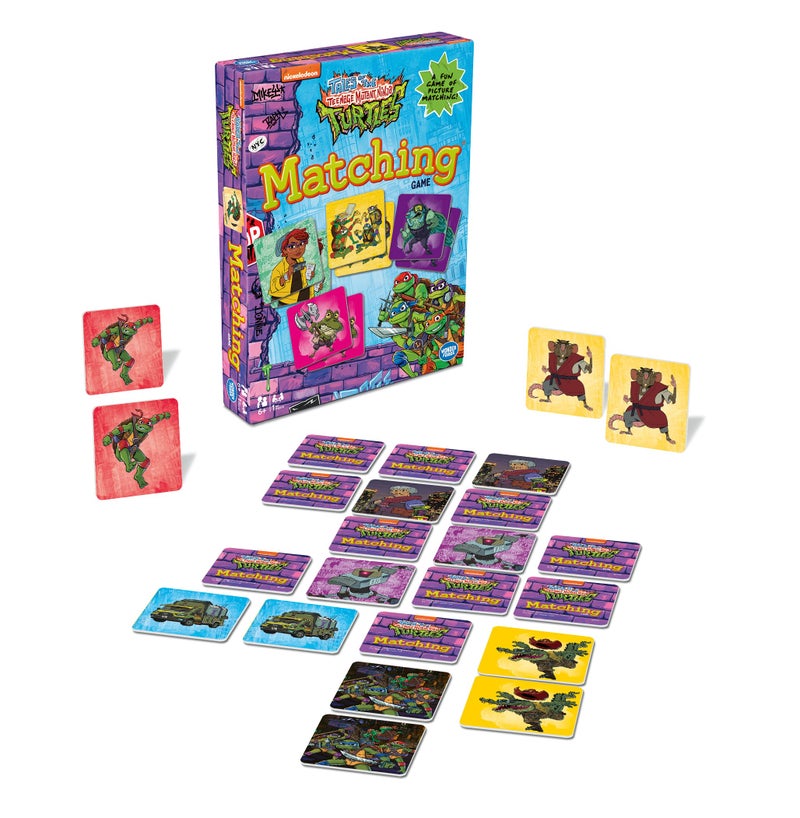 Wonder Forge Teenage Mutant Ninja Turtles Matching GameFun Quick Memory Game for Kids Engaging Toy for Ages 35 Years Ideal for Solo or Family Play - Image 3