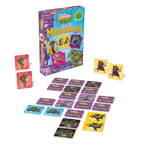 Wonder Forge Teenage Mutant Ninja Turtles Matching GameFun Quick Memory Game for Kids Engaging Toy for Ages 35 Years Ideal for Solo or Family Play - Image 1