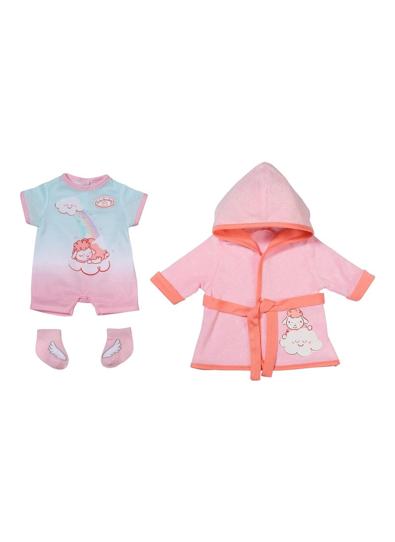 Baby Annabell Baby Annabell Deluxe Bathtime Robe Outfit Set 43cm  - Image 2