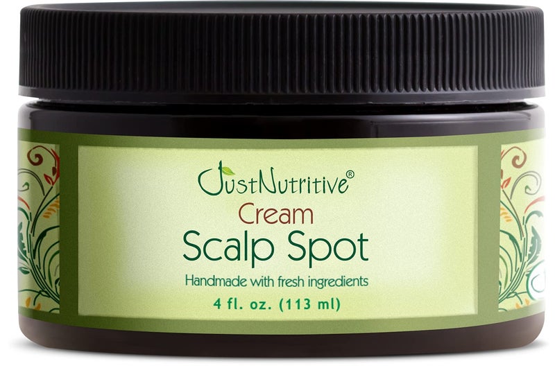 Just Nutritive Bald Spot Hair Growth Cream | Scalp Treatment for Receding Hair | For Men and Women | Just Nutritive | 4 Oz - Image 1