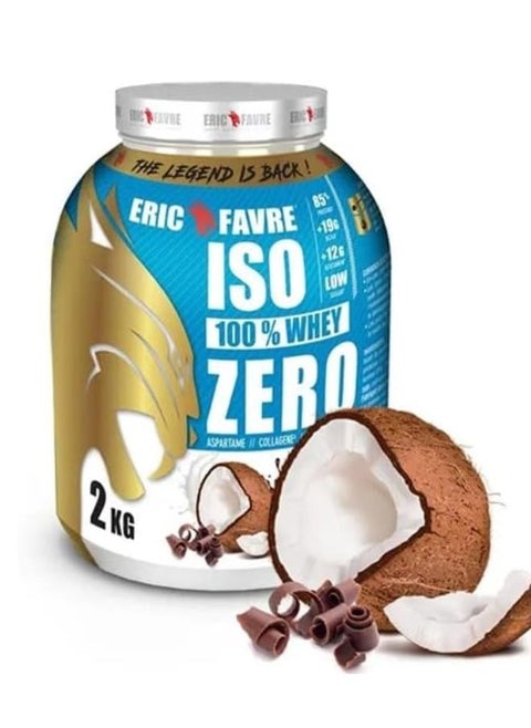 Eric Favre Iso 100% Whey Zero, choco coco Flavour, 2kg