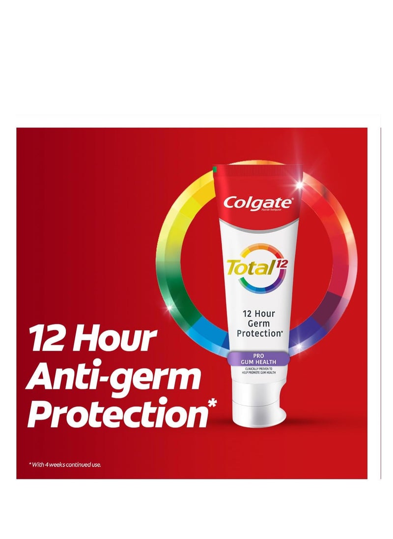 Colgate - Pack Of 3 Colgate Total 12 Pro Gum Health Toothpaste 75 ml - Image 1