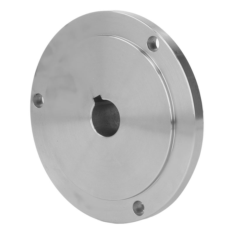 لوحة وجه المخرطة من الفولاذ المنغنيزي العالي 3 ثقوب 130 مم ملحق لـ K11‑130 K12‑130 K72‑130 25 مم / 0.98 بوصة - Image 5