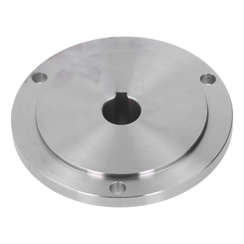 لوحة وجه المخرطة من الفولاذ المنغنيزي العالي 3 ثقوب 130 مم ملحق لـ K11‑130 K12‑130 K72‑130 25 مم / 0.98 بوصة - Image 3