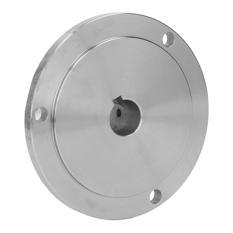 لوحة وجه المخرطة من الفولاذ المنغنيزي العالي 3 ثقوب 130 مم ملحق لـ K11‑130 K12‑130 K72‑130 25 مم / 0.98 بوصة - Image 2