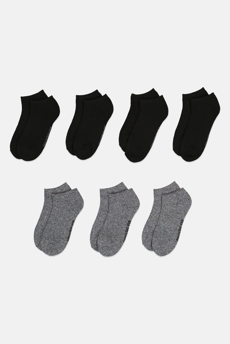Ben Sherman Men 7 Pairs Brand Logo Ankle Socks, Multicolor - Image 3
