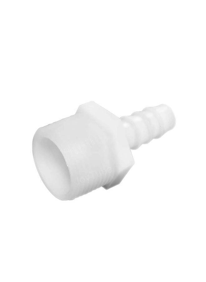 Joytube Plastic Hose Barb Fittings 1/4 Inch Barb X 1/2 Inch Npt Male Thread Adapter Connector Pipe Fittings Pack Of 6  - Image 2