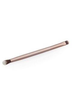 TWIREY Double Ended Makeup Brush Pen Blending Powder Foundation Eyeshadow ; 2 Ways Double Ended Metal Handle Brush Eyeshadow Eyebrow Eye Shadow Eye Liner Eyes Makeup Brush  - Image 1