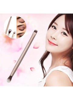 TWIREY Double Ended Makeup Brush Pen Blending Powder Foundation Eyeshadow ; 2 Ways Double Ended Metal Handle Brush Eyeshadow Eyebrow Eye Shadow Eye Liner Eyes Makeup Brush  - Image 5