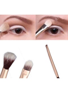 TWIREY Double Ended Makeup Brush Pen Blending Powder Foundation Eyeshadow ; 2 Ways Double Ended Metal Handle Brush Eyeshadow Eyebrow Eye Shadow Eye Liner Eyes Makeup Brush  - Image 4