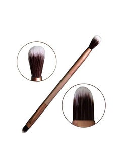 TWIREY Double Ended Makeup Brush Pen Blending Powder Foundation Eyeshadow ; 2 Ways Double Ended Metal Handle Brush Eyeshadow Eyebrow Eye Shadow Eye Liner Eyes Makeup Brush  - Image 3