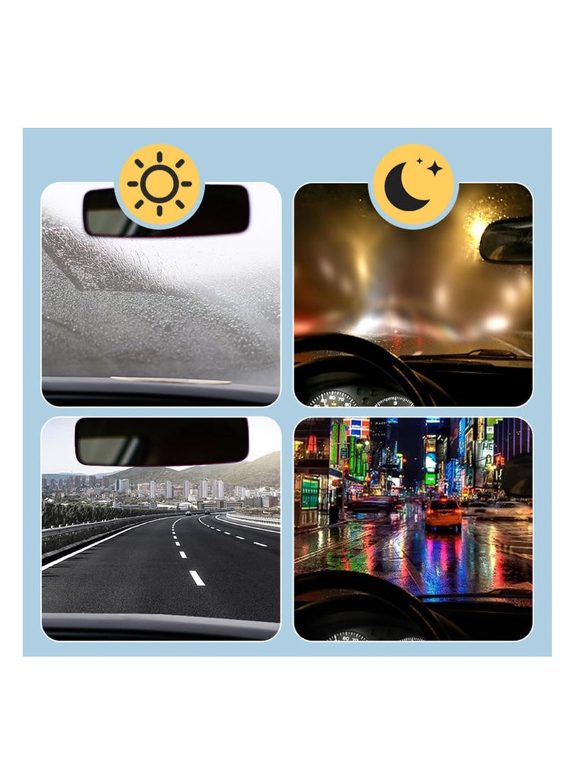 Excefore Multifunctional Glass Oil Film Foam Remover, 2 PCS Glass Oil Film Remover for Car with Sponge Towel, Car Glass Oil Film Cleaner, Glass Oil Film Stain Removal Cleaner, Oil Film Remover for Car Window  - Image 5