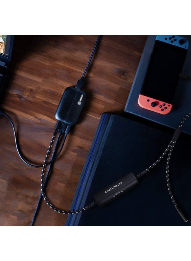 KISSUN HD60 S+ Chat Link Pro Cable Replacement for Elgato HD60 X, HD60PRO Capture Card, Chat Adapter Replacement for Nintendo Switch, Xbox One and PS5, with in-line Isolator - Image 3