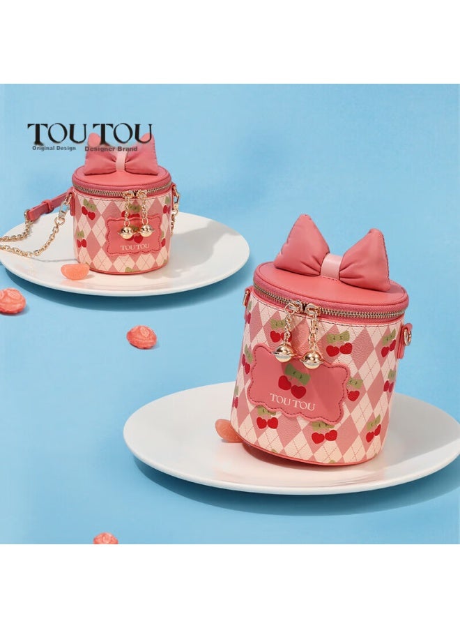Toutou Women's Bag International Women's Day Gift Bag Cherry Box Bag Butterfly Bow Chain Bag Gift Box For Girls H