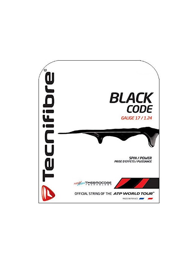 TecniFibre Tecnifibre Black Code Tennis String Set (17) - Image 1