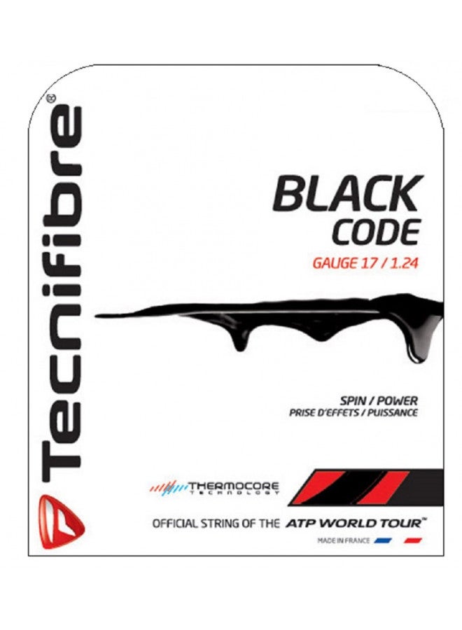 TecniFibre Tecnifibre Black Code Tennis String Set (17) - Image 2
