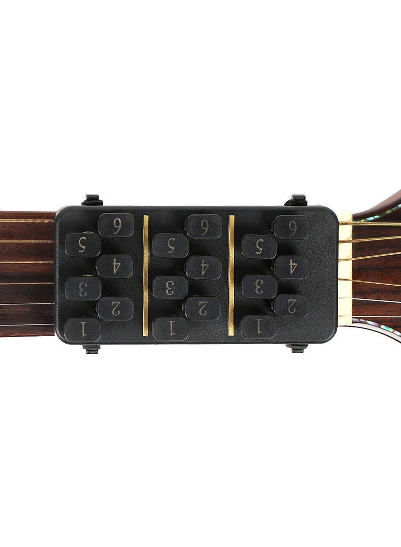 Generic Guitar Chord Trainer with Guitar Chord Score, Guitar Chord Learning Tools for Beginner, Practice Acoustic Guitar Accessories, Guitar Trainer Eliminates Finger Pain, Guitar Lover Gift (Black)  - Image 3