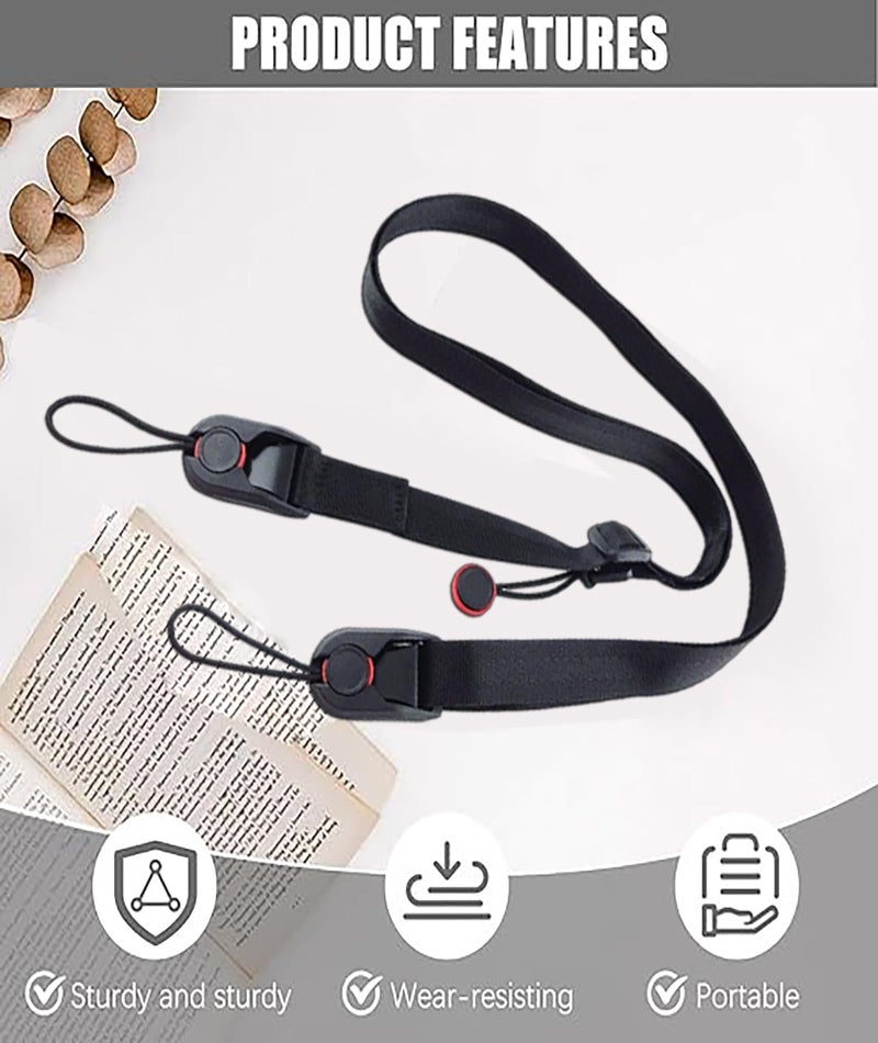 NUDFSY 3PCS Camera Strap, Accessories Adapter Quick Release, Wrist Strap, Photography Adapter for Binocular, Action, Digital Camera, Laptop Bags - Image 4