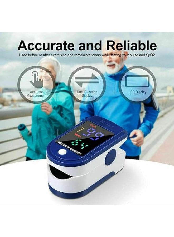 جهاز قياس الأكسجين والنبض (SpO2) - دقيق وموثوق للمراقبة الصحية - عملي وسهل الاستخدام للمنزل والاستخدام اليومي - Image 2