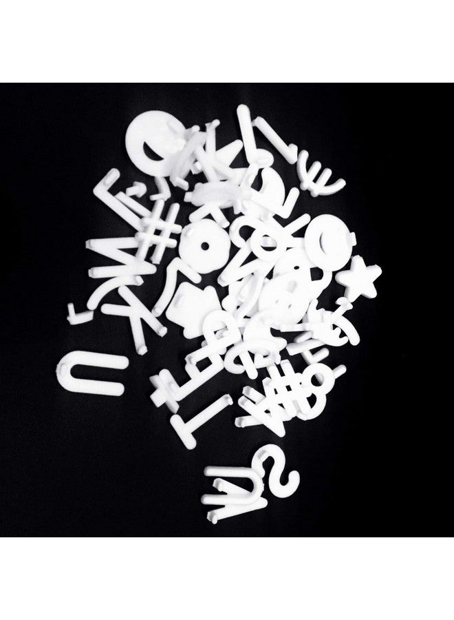 ACKLLR 340 Characters White Letter Set For Changeable Felt Letter Boards 34 Inch Letters With Gift Cloth Bag Including Numbers Symbolsletters - Image 5