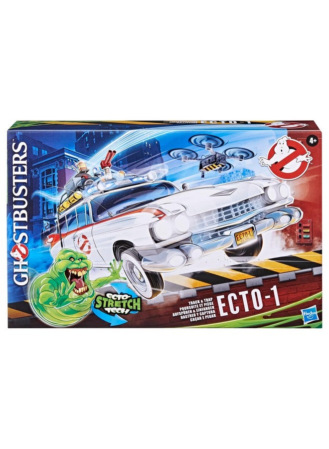 Ghostbusters Track & Trap Ecto-1 Toy Vehicle with Fright Features Ecto-Stretch Tech Slimer Accessory, Compatible with 5-Inch Toys, 4+ - Image 2