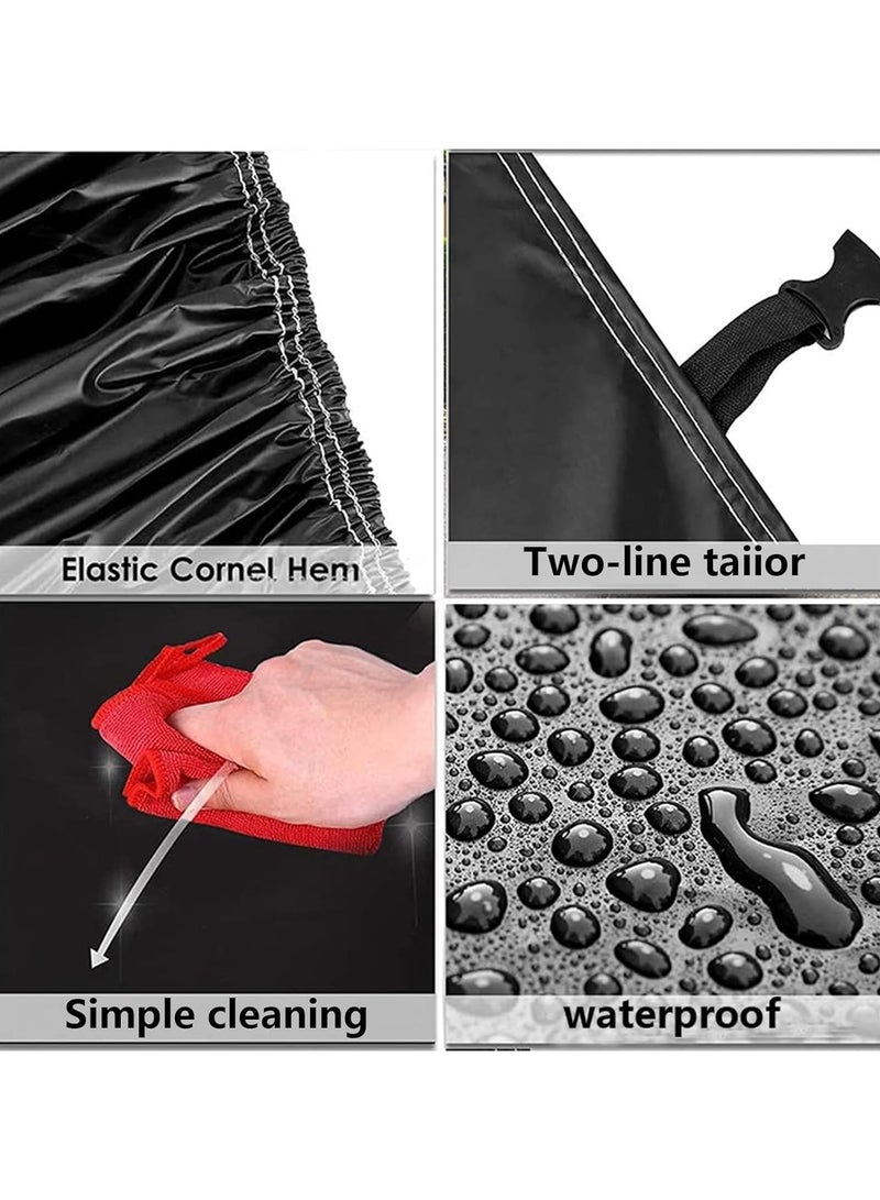 Cool Baby COOLBABY Zipper Car Cover For Nisan Patrol - Full Car Covers - Waterproof Cover UV Scratch-Resistant - Dustproof - Full Protection, Car Cover For SUV, Cover UV Scratch-Resistant (210 x 77 x 63) - Image 3