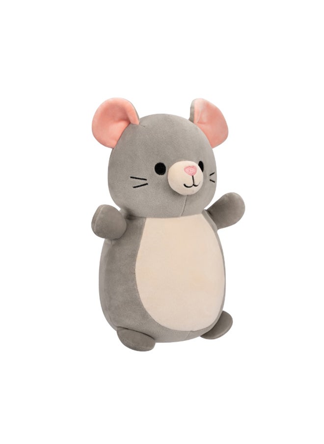 Squishmallows 10 inch Misty Grey Mouse Hugmee , Officially Licensed Kellytoy Plush Toy, Colorful Soft Toy, Gift for Kids, Girls & Boys Washable Squishy Stuff Toy Multicolor All Age  - Image 2
