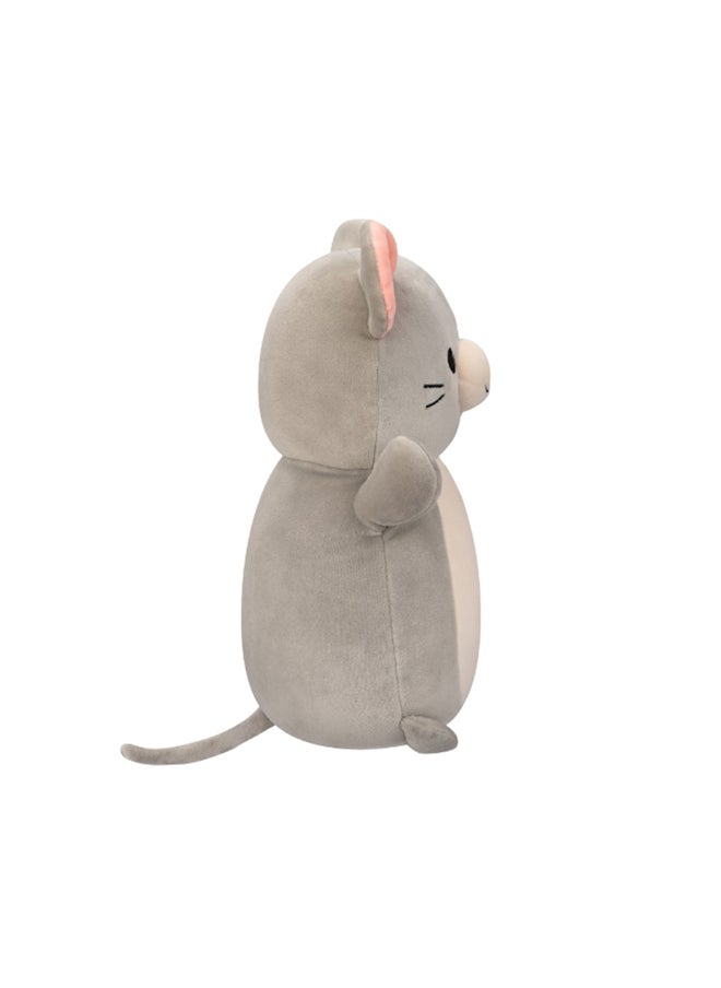Squishmallows 10 inch Misty Grey Mouse Hugmee , Officially Licensed Kellytoy Plush Toy, Colorful Soft Toy, Gift for Kids, Girls & Boys Washable Squishy Stuff Toy Multicolor All Age  - Image 3