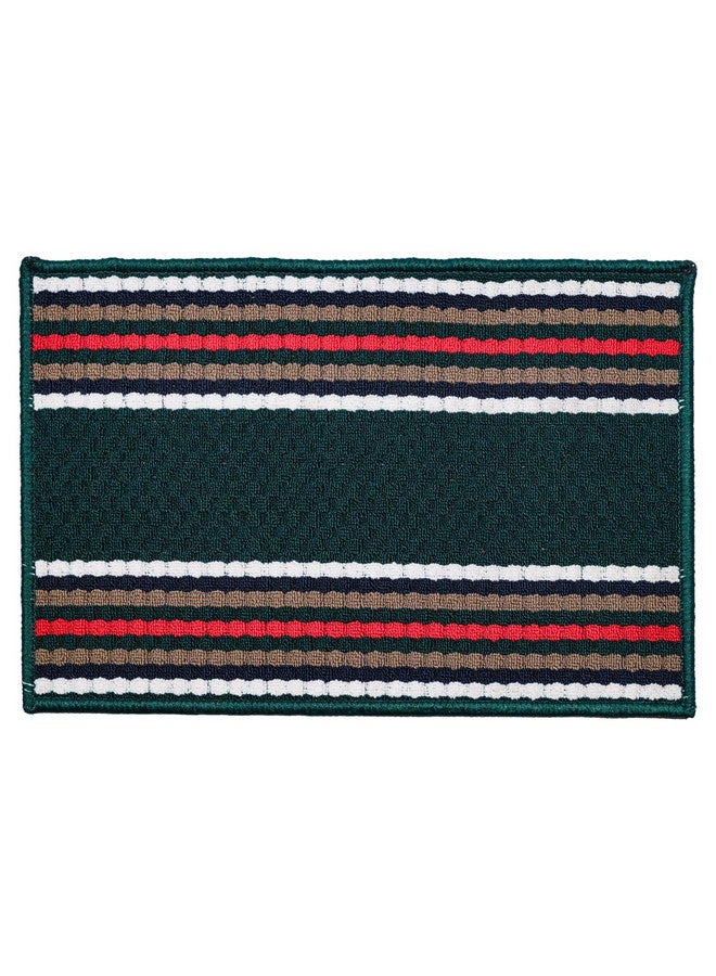 Status Contract Anti Slip Front Monsoon Doormat (38x58cm)| Living Room Rug Polypropylene Floor Mat for Home|Essential Small Rug for Office, Bedroom & Kitchen| Dark Green, Rectangular - Image 3