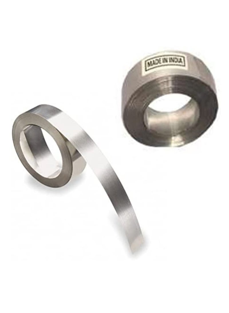 DYMO Non-Adhesive Aluminum Embossing Tape, 15mm Width 10 Meter Length (Made in India). 10 pcs - Image 2