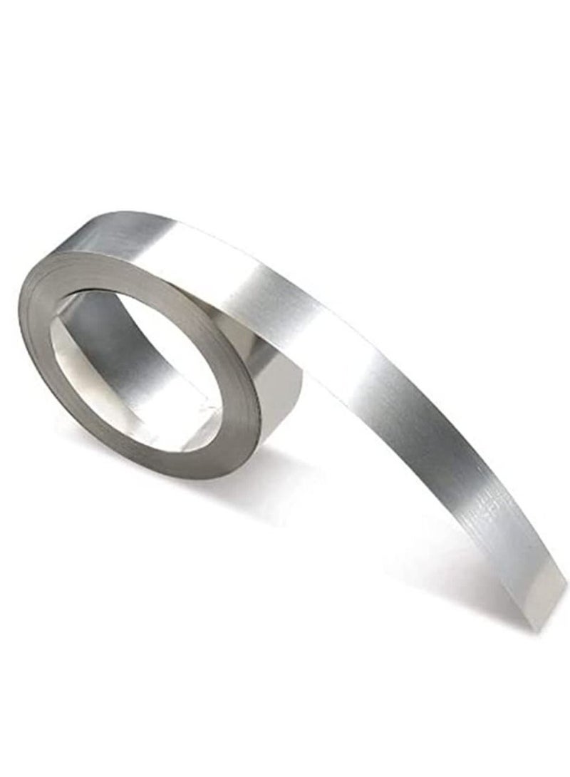 DYMO Non-Adhesive Aluminum Embossing Tape, 15mm Width 10 Meter Length (Made in India). 10 pcs - Image 1