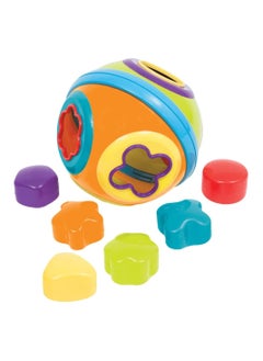 Generic Montessori geometric matching shapes ball for shape sorting for children, educational games for children, shape sorting to develop children's skills, valuable gift for children  - Image 1