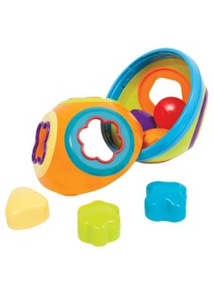 Generic Montessori geometric matching shapes ball for shape sorting for children, educational games for children, shape sorting to develop children's skills, valuable gift for children  - Image 2