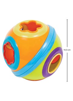 Generic Montessori geometric matching shapes ball for shape sorting for children, educational games for children, shape sorting to develop children's skills, valuable gift for children  - Image 3