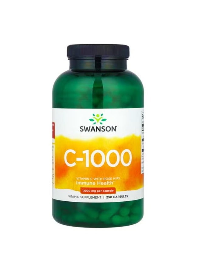 C1000 Vitamin With Rose Hips1000 mg 250 Capsules