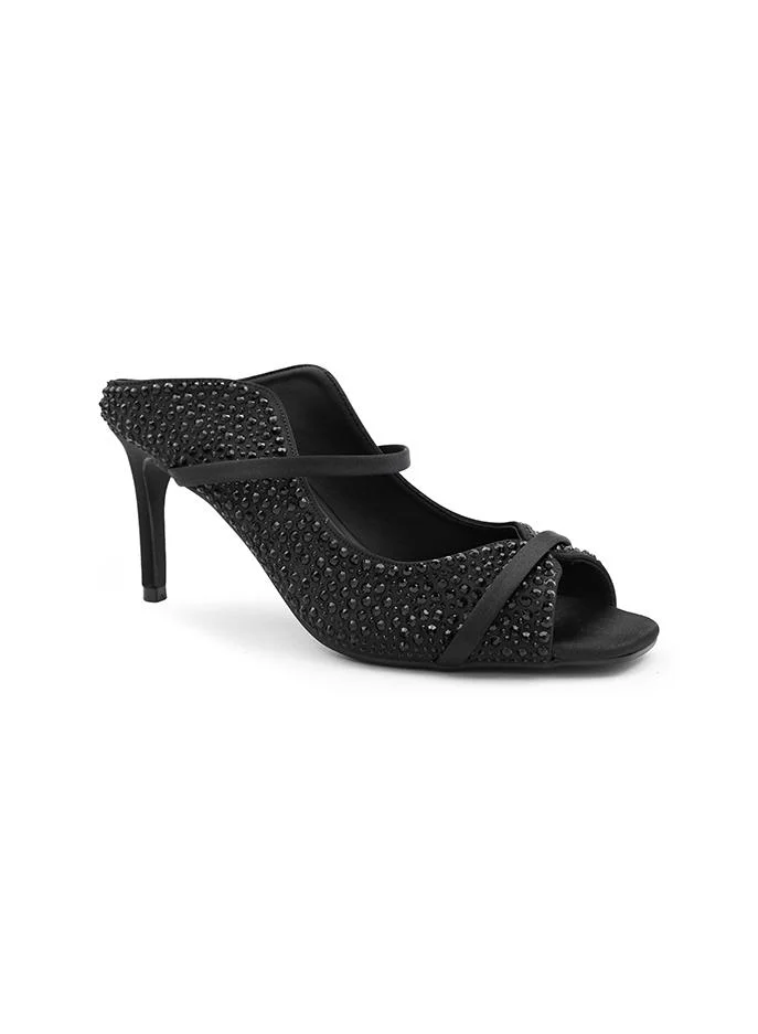 Cuple Cuple Embellished Strap Heeled Sandals
