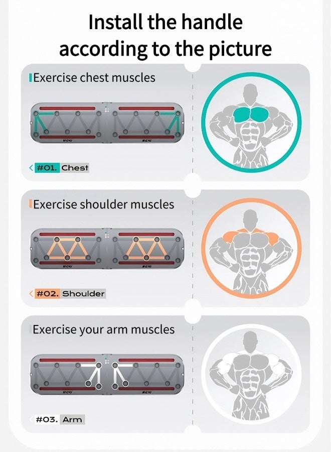 Vixplorn Foldable, portable 10-in-1 fitness equipment, multifunctional Pilates ab board. 10-in-1 Pilates board, foldable, portable Pilates reformer board (ideal for home office workouts) - Image 3