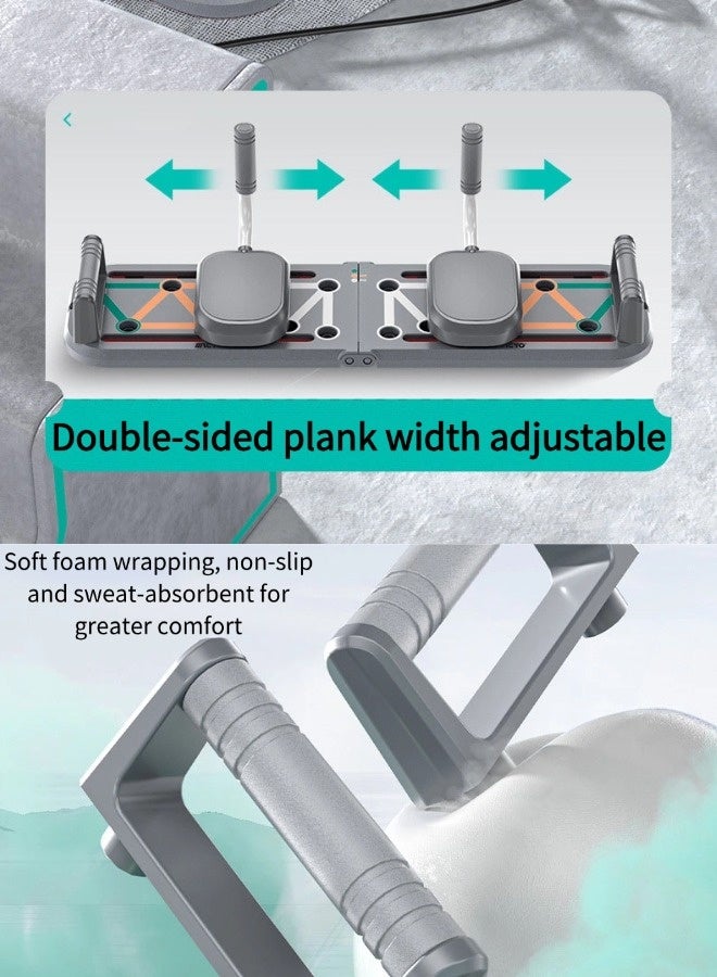 Vixplorn Foldable, portable 10-in-1 fitness equipment, multifunctional Pilates ab board. 10-in-1 Pilates board, foldable, portable Pilates reformer board (ideal for home office workouts) - Image 4