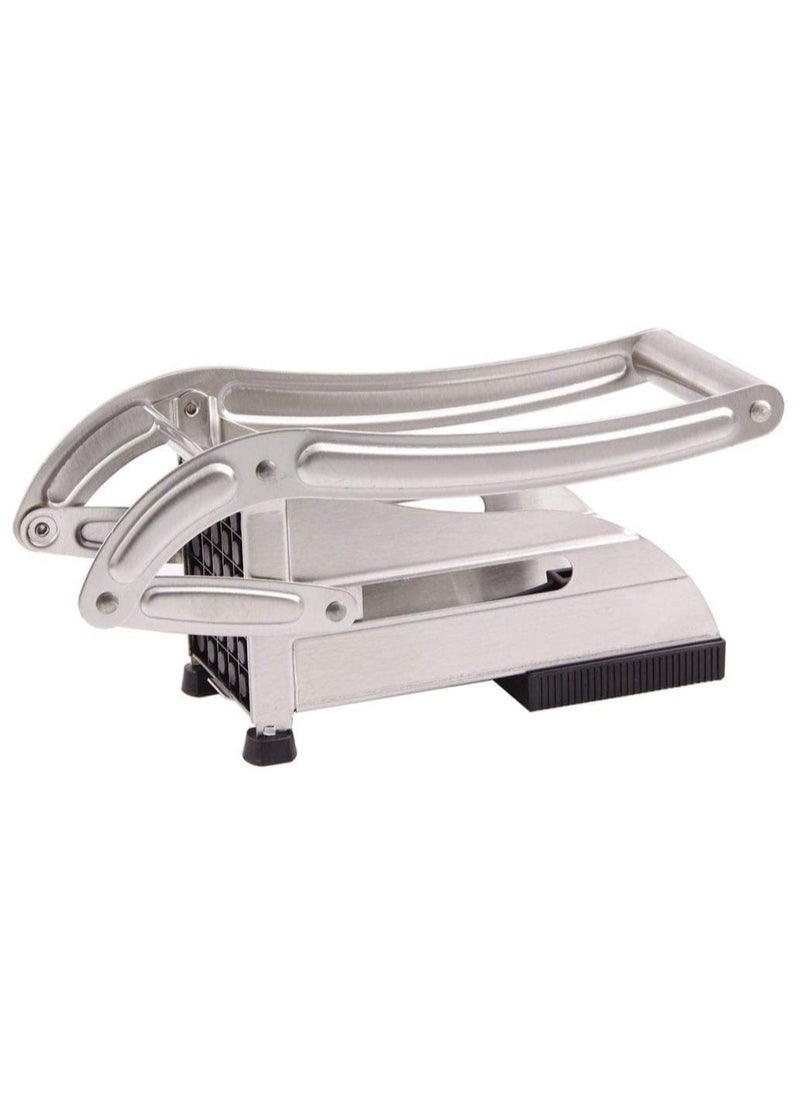 ELTRAZONE Stainless Steel Potato Chipper and Vegetable Cutter – Durable French Fries Chips Cutter in Silver, Easy-to-Use Kitchen Tool for Quick and Uniform Slicing of Potatoes, Carrots, and More, Perfect for Homemade Fries and Healthy Snacks - Image 5
