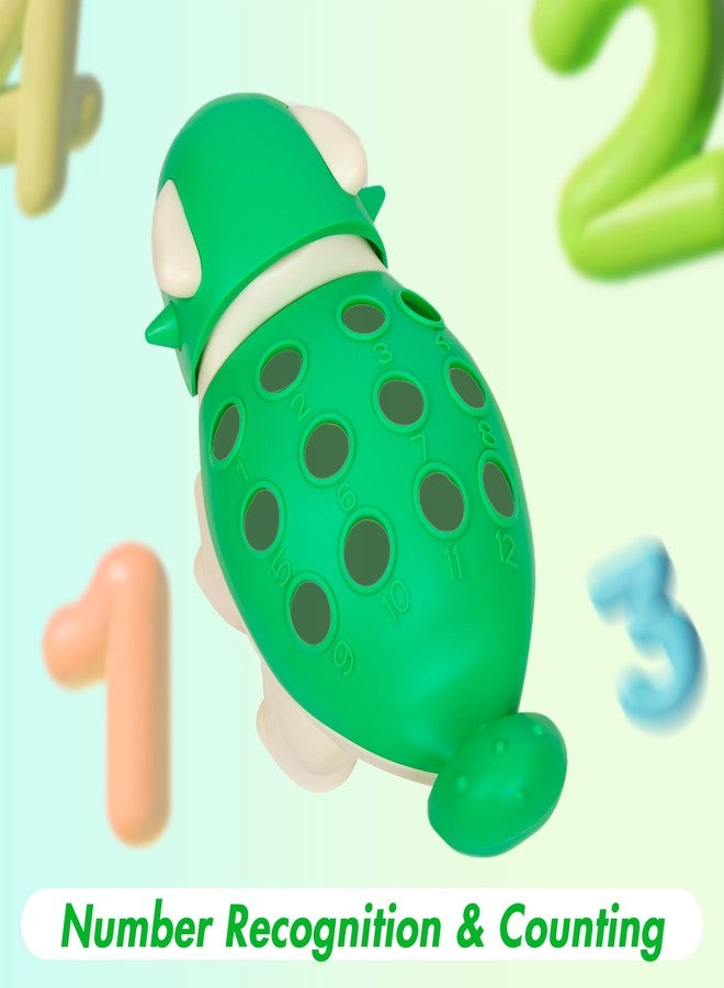 Hirger Spike The Fine Motor Dinosaur: Montessori Baby Sensory Toys for Toddlers 1-3, Preschool Learning Educational Activities, 12+ Months Old Birthday Gift, Christmas Stocking Stuffers - Image 3