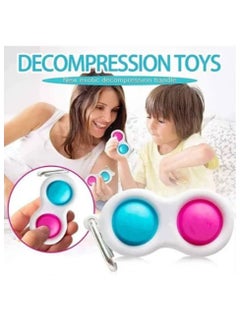 Arabest 20-Piece Simple Dimple Mini Bubble Ergonomic Stress Relief Sensory Fidget Toy Set  - Image 2