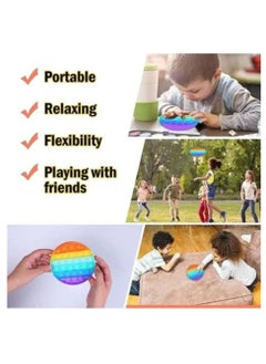 Arabest 20-Piece Simple Dimple Mini Bubble Ergonomic Stress Relief Sensory Fidget Toy Set  - Image 3