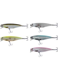 3D Twitch Minnow 8cm 8.5g Fake Fish 06-Pink Flash