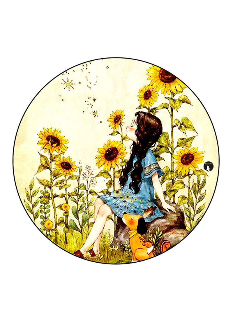 RKN Girl Printed Mouse Pad Multicolour