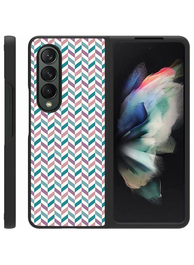 Okteq Hard Back Cover Case Small Mix Patterns for Samsung Galaxy Z Fold 4 5G  - Image 3