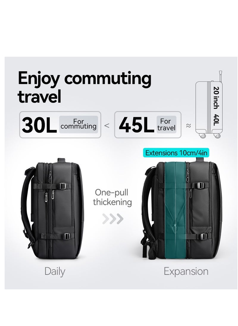 MARK RYDEN MARK RYDEN 9822 KR Expandable Business,Casual Laptop Backpack Fits for 17.3 Laptop with USB port  - Image 3